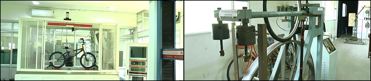 Cycling Lab Testing Labs & Testing Section – R & D CENTRE FOR BICYCLE AND SEWING MACHINE